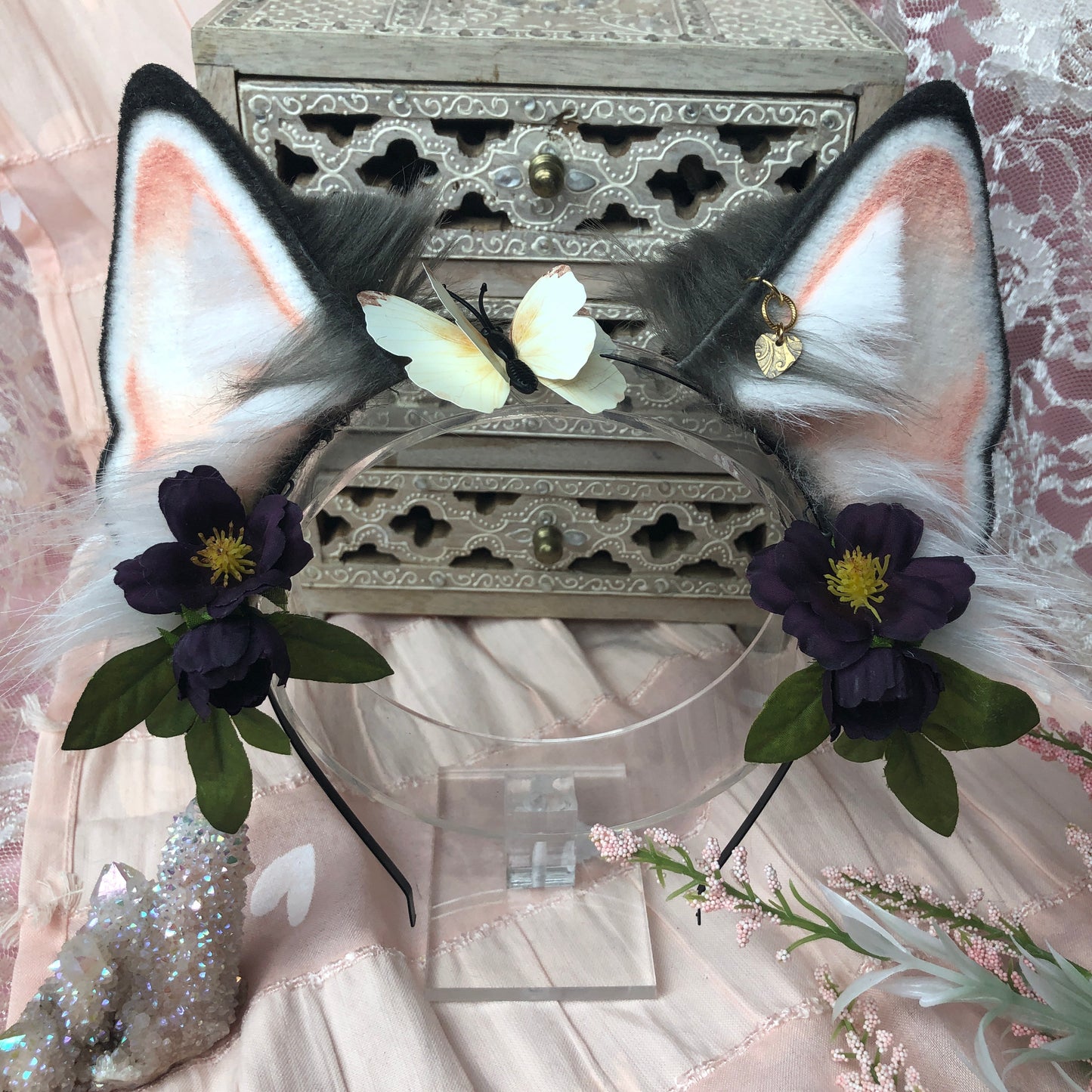 PREORDER: Floral Husky Ears!