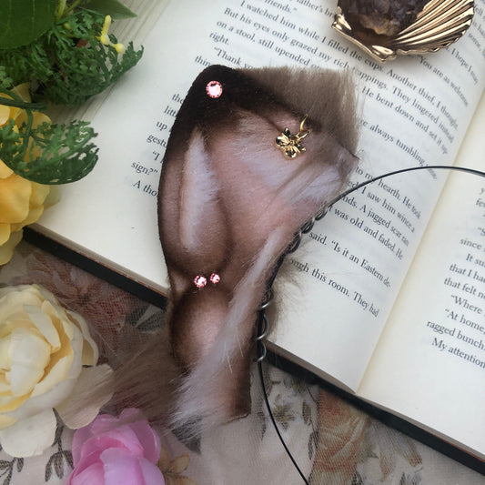 “Dorothea” Baby Foxkit Ears (Tawny Brown) ✨🍃