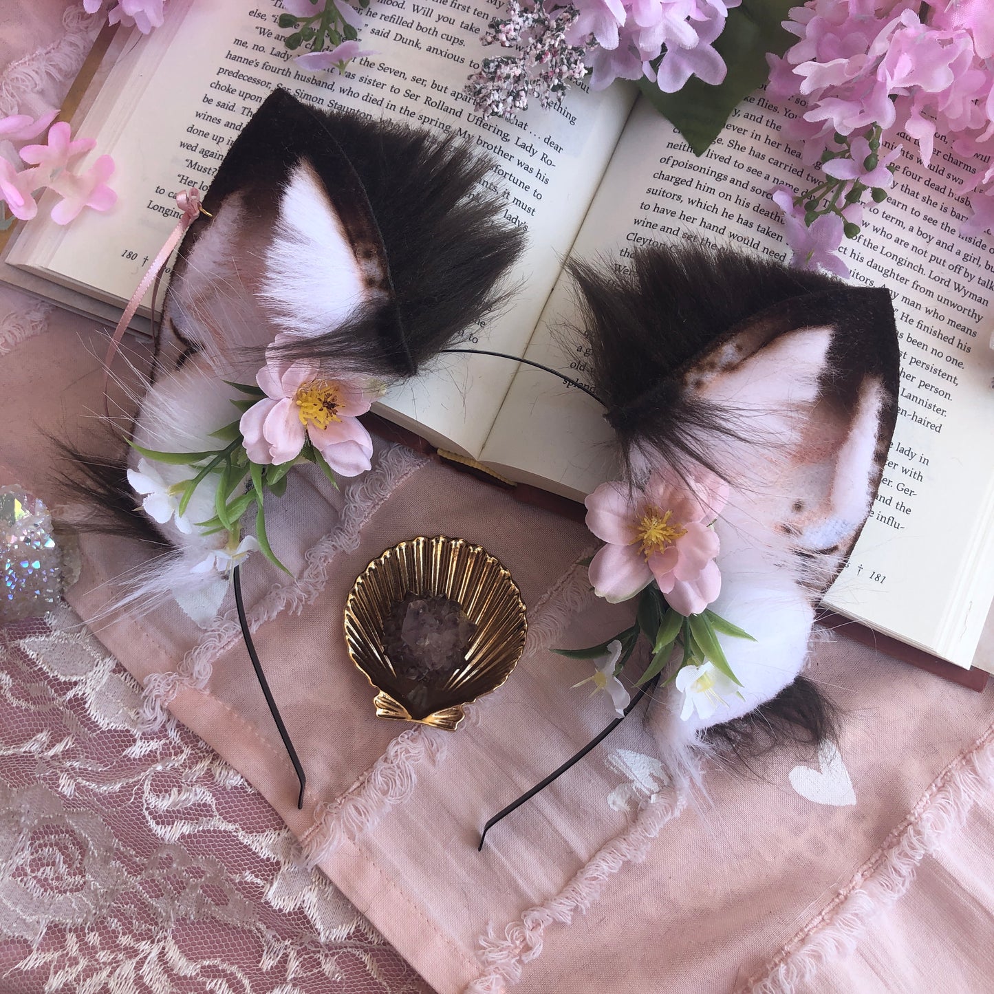 ‘Enchanted Forest’ Fox Ears (Chocolate)✨🌿