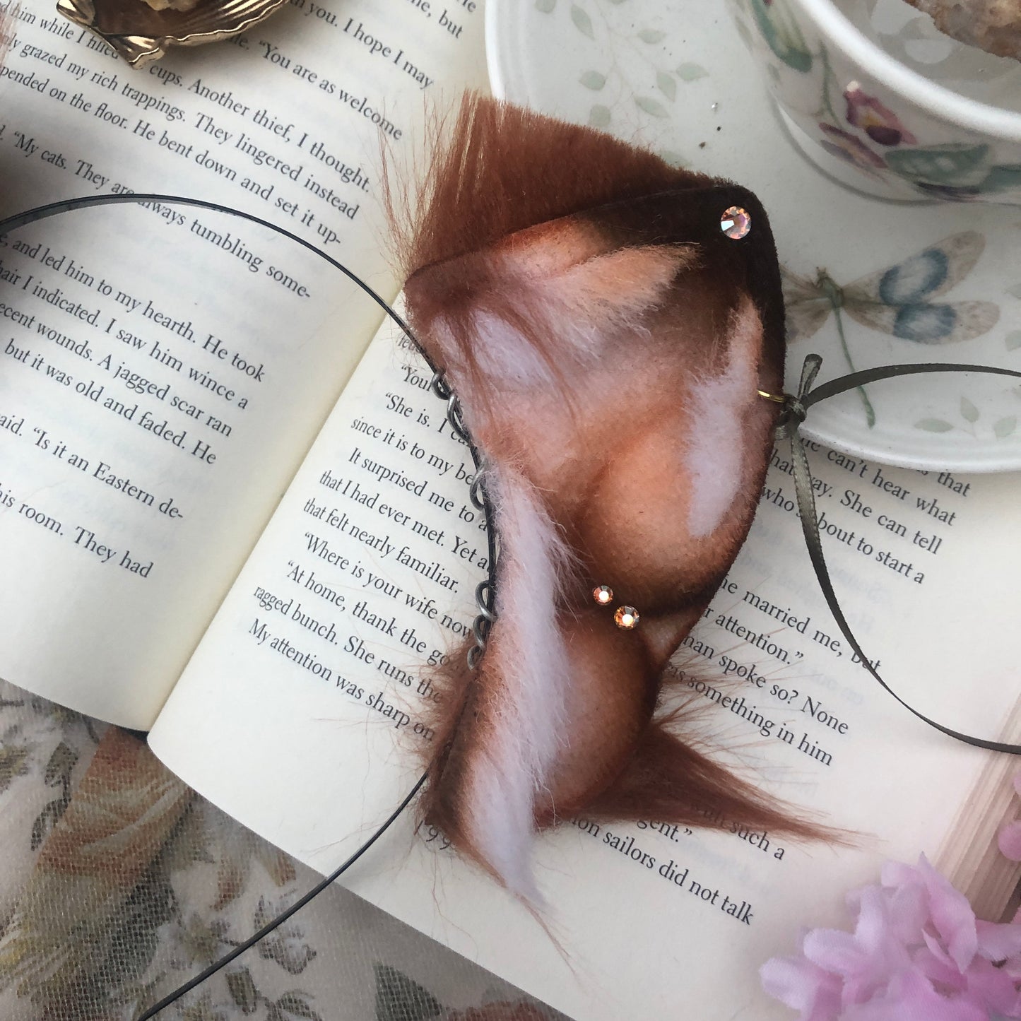 “Slow Burn” Baby Foxkit Ears (Red Fox) ✨🍃