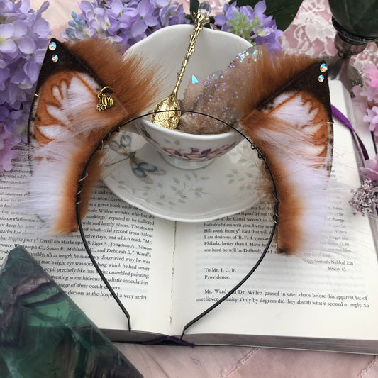“Pumpkin Spice Latte” Petite Kitten Ears ✨🌿