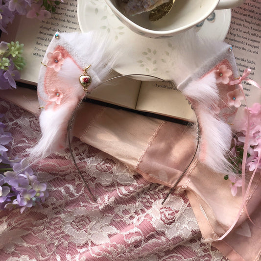Blush Blossom Petite Kitten Ears ✨🌿