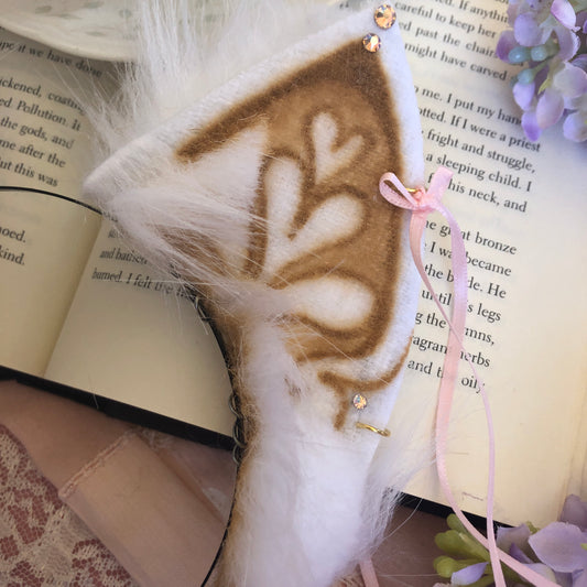 “White Chocolate Mocha” Kitten Ears (FLAWED) ✨🌿