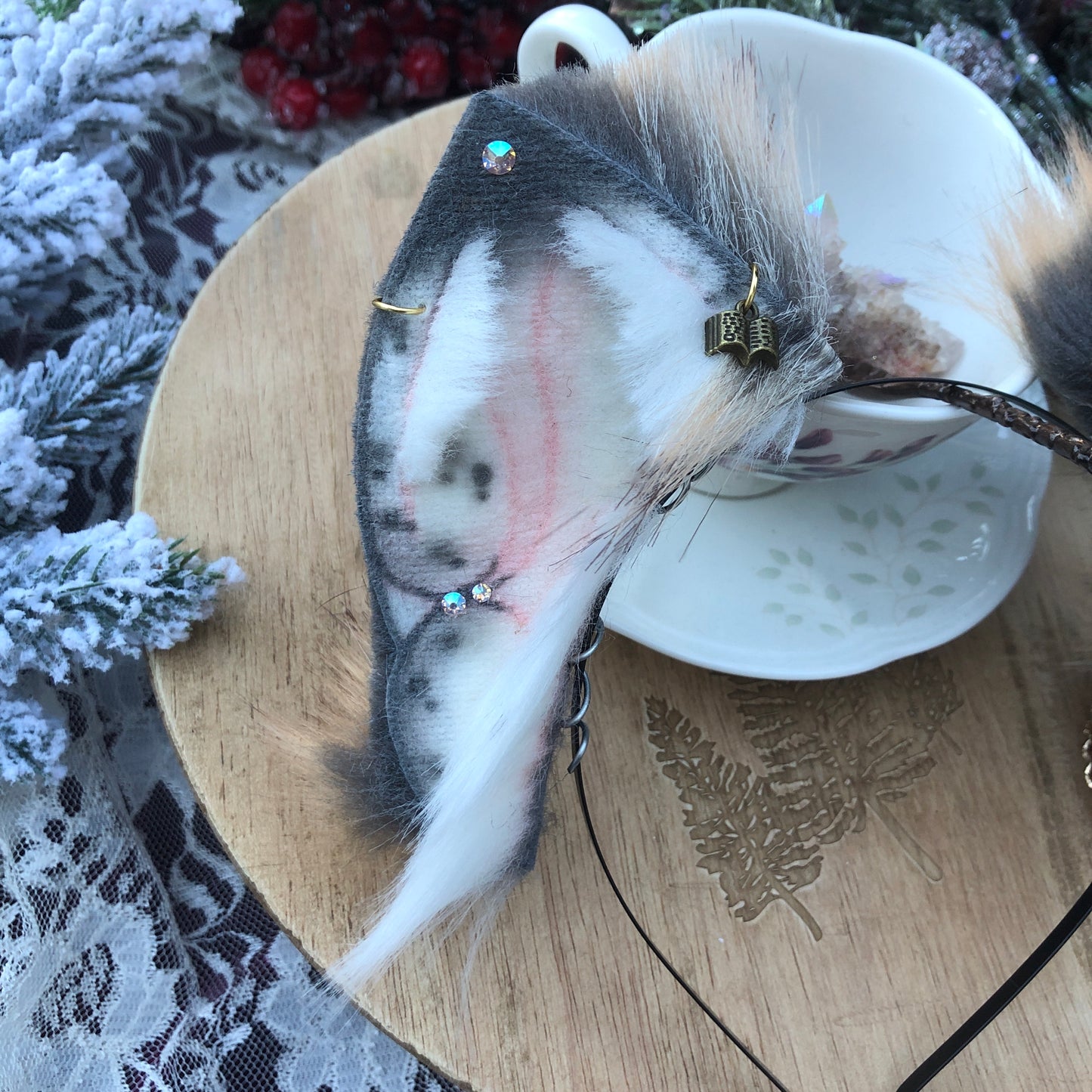 Grey Foxkit Ears ✨🌲