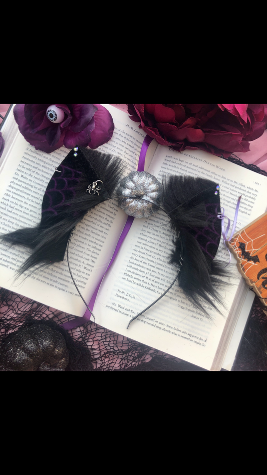 Spiderweb Petite Kitten Ears for @merlins.magick 🎃✨🌿