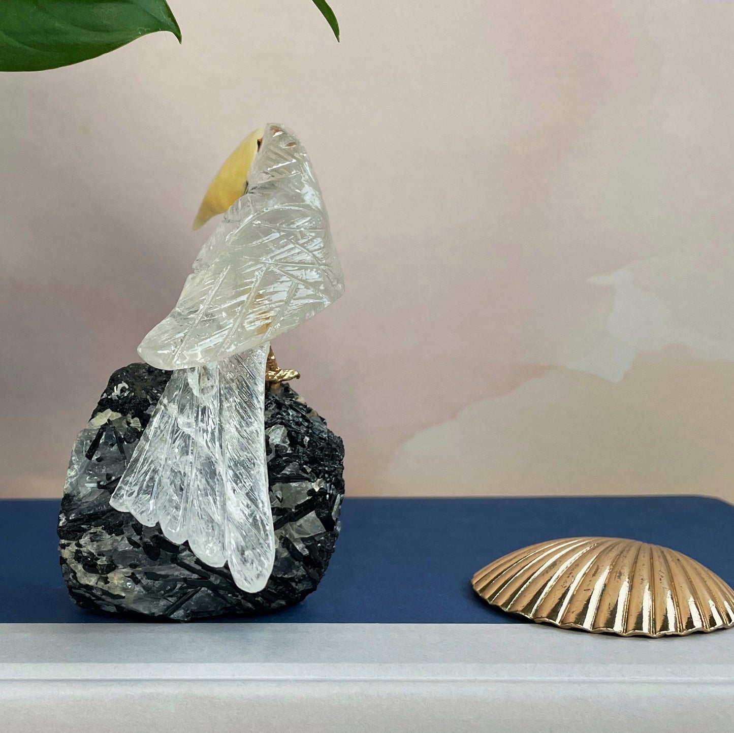 Clear Quartz Toucan