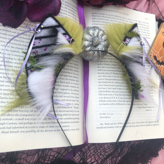 Beetlejuice Petite Kitten Ears for @scarredanimals.exe 🎃✨🌿