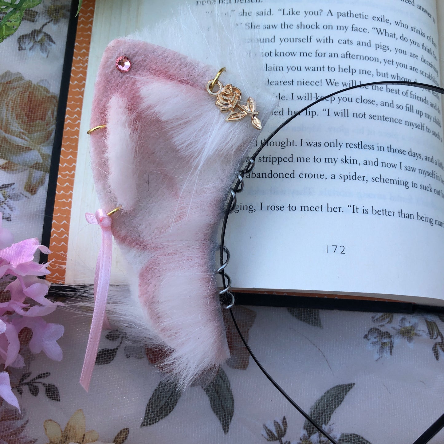 “Juliet” Baby Foxkit Ears (White)✨🍃