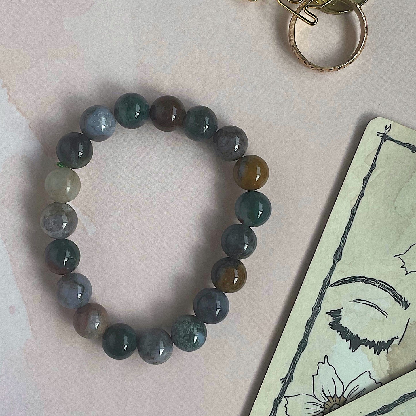 Moss Agate Bracelet