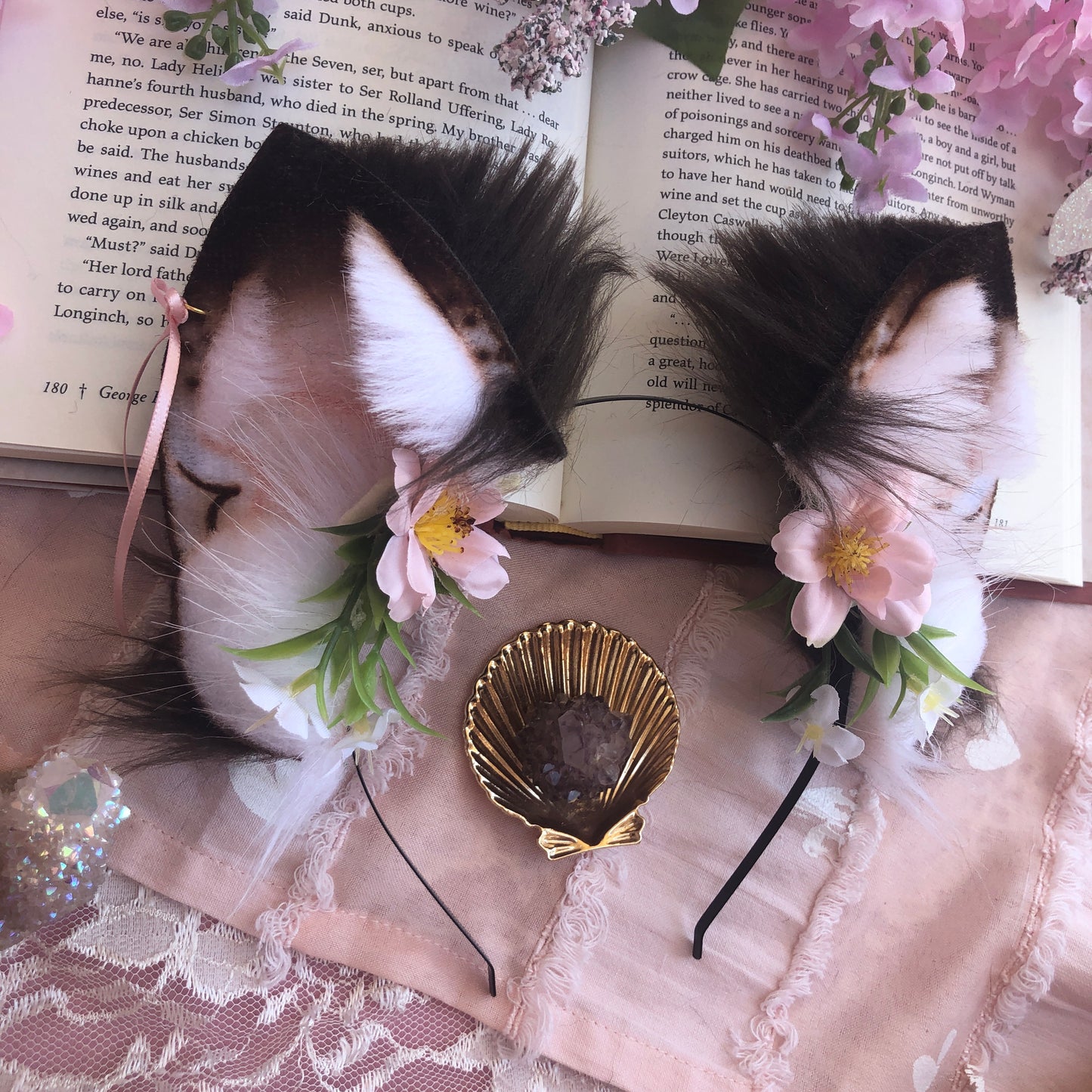 ‘Enchanted Forest’ Fox Ears (Chocolate)✨🌿