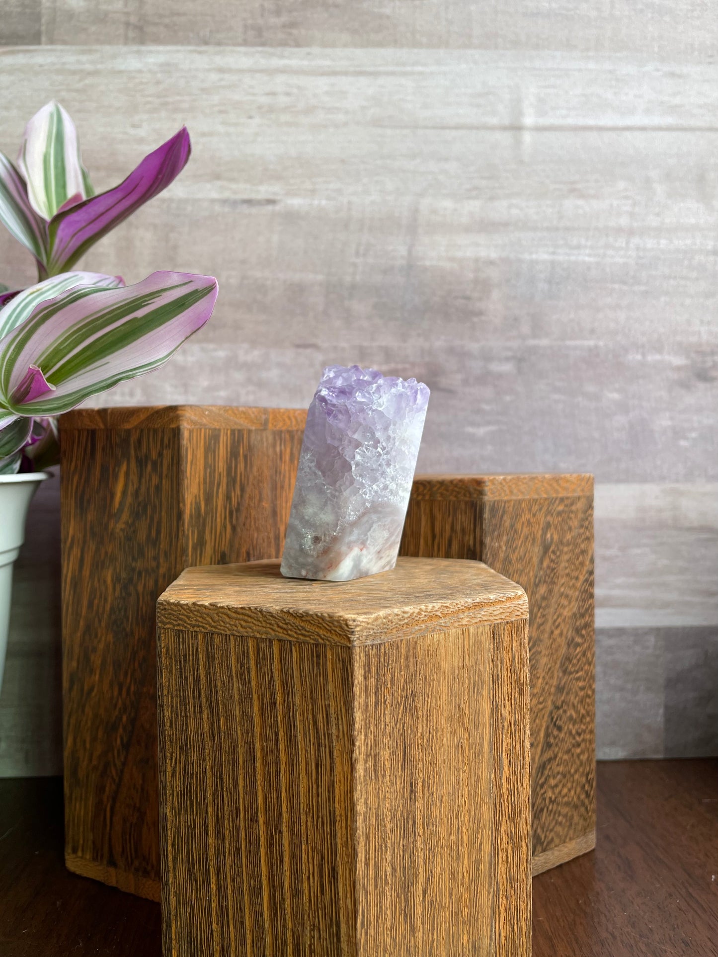 Amethyst Flower Agate Freeform