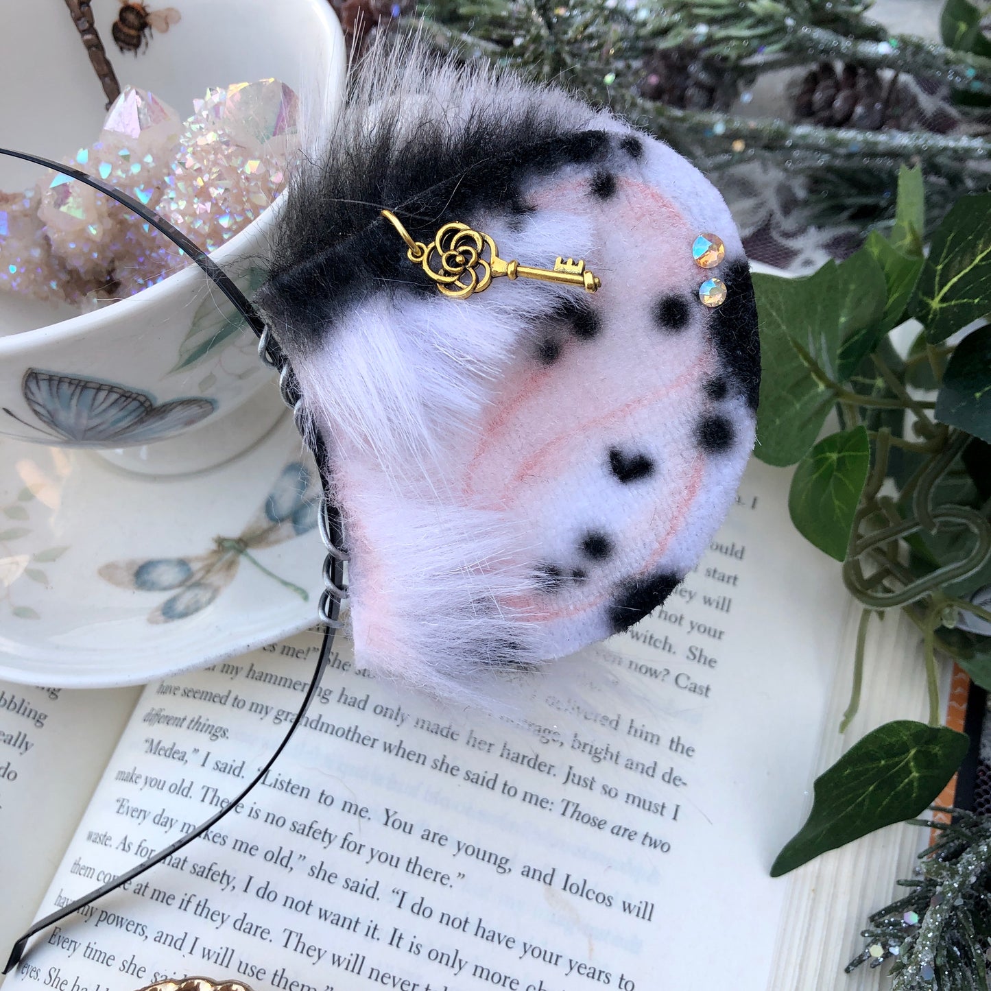 ‘Seal My Fate’ Black Rattie Ears ✨🍃