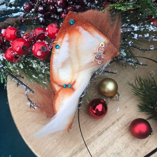 Gingerbread Baby Foxkit Ears ✨🌲