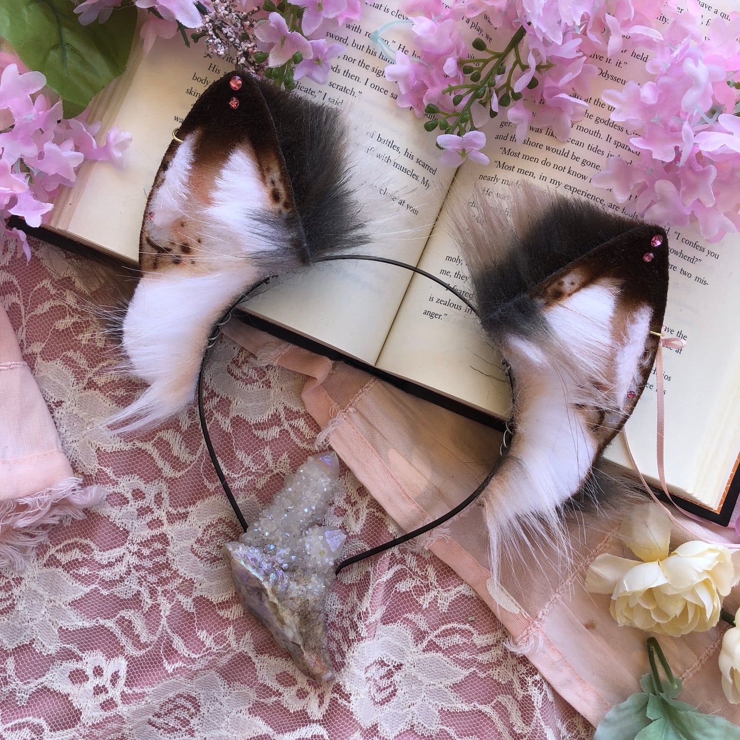 ‘Demerara Sugar’ Little Wolf Ears (Pink)✨🌿