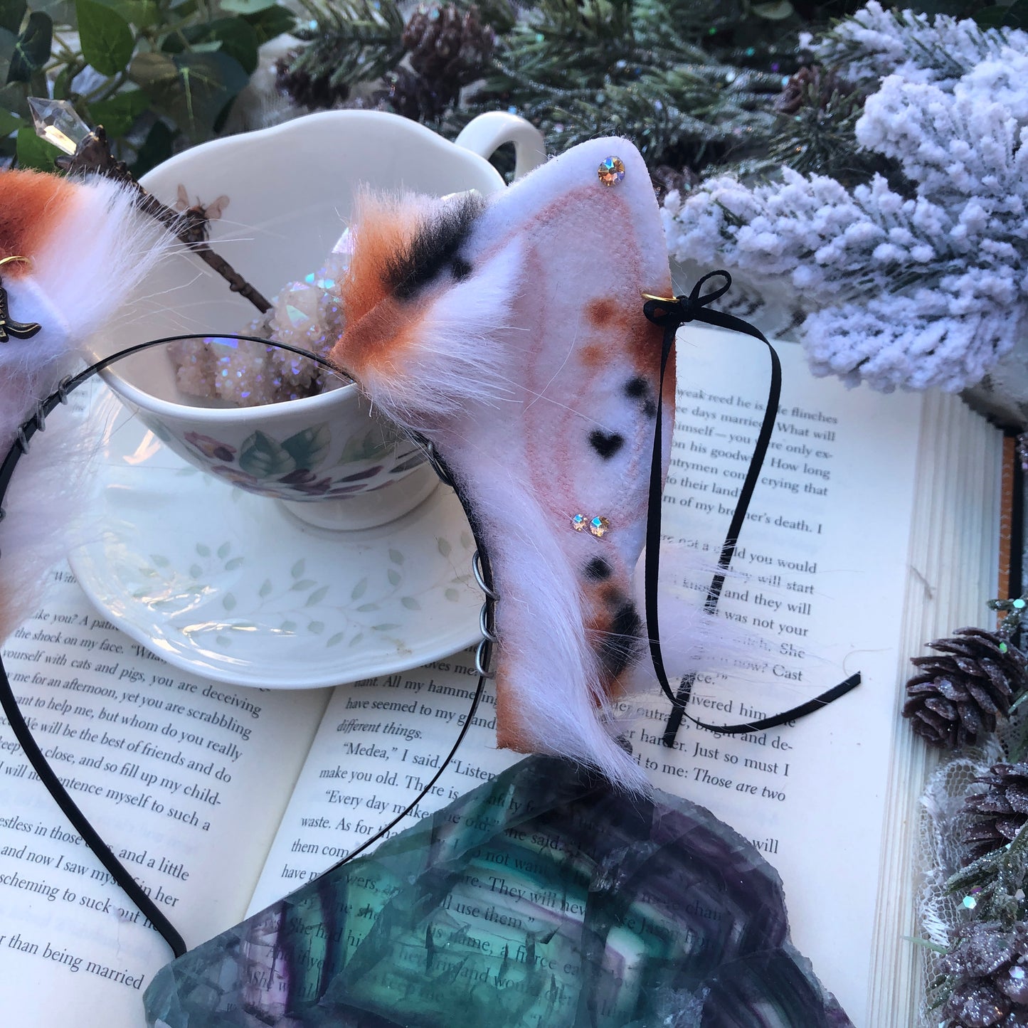 ‘Cowboy Like Me’ Calico Kitten Ears ✨🍃