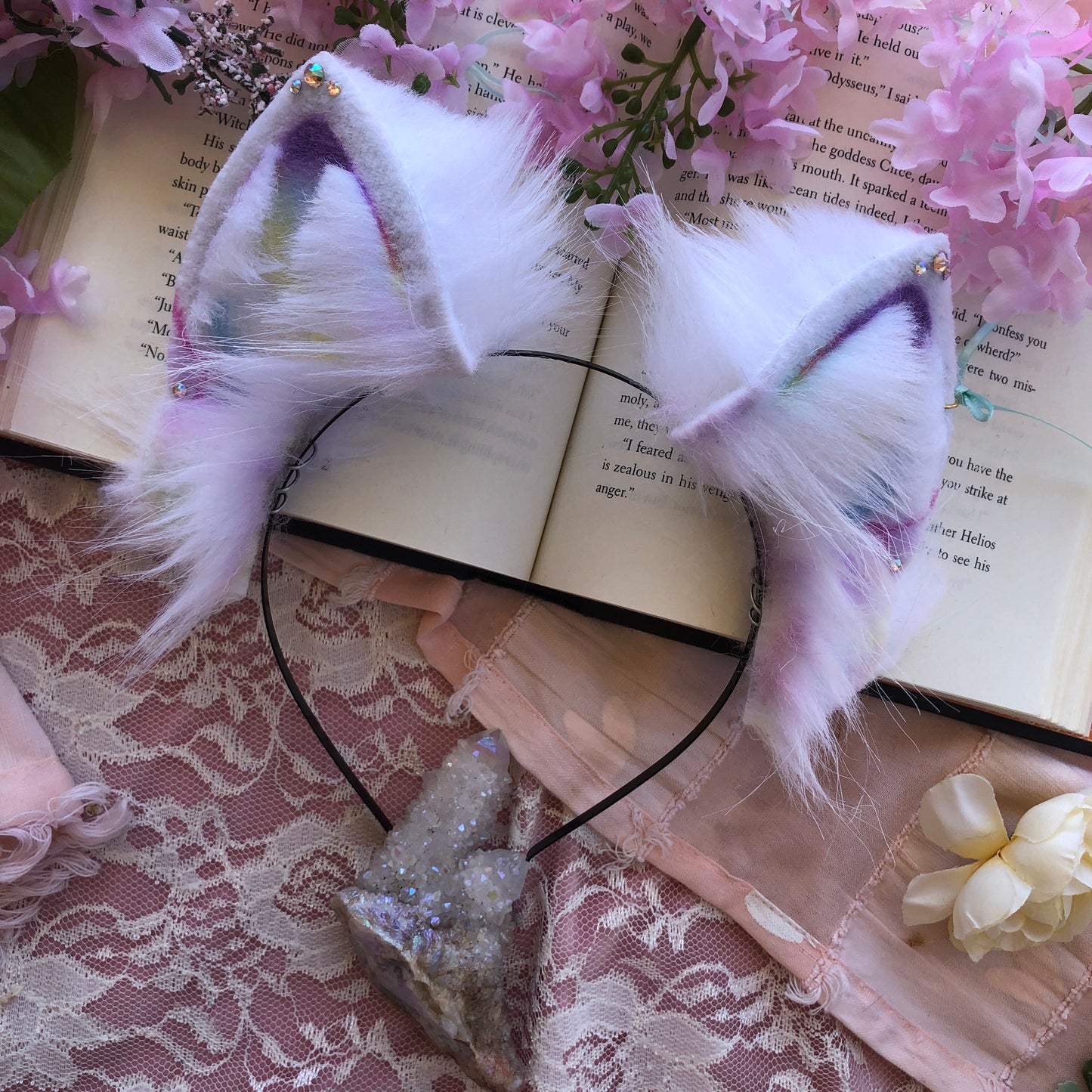 PREORDER: ‘Holographic’ Little Fox Ears ✨🌿