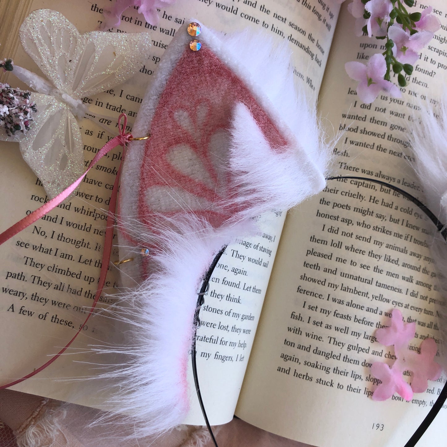 “Rose Petal Latte” Kitten Ears ✨🌿