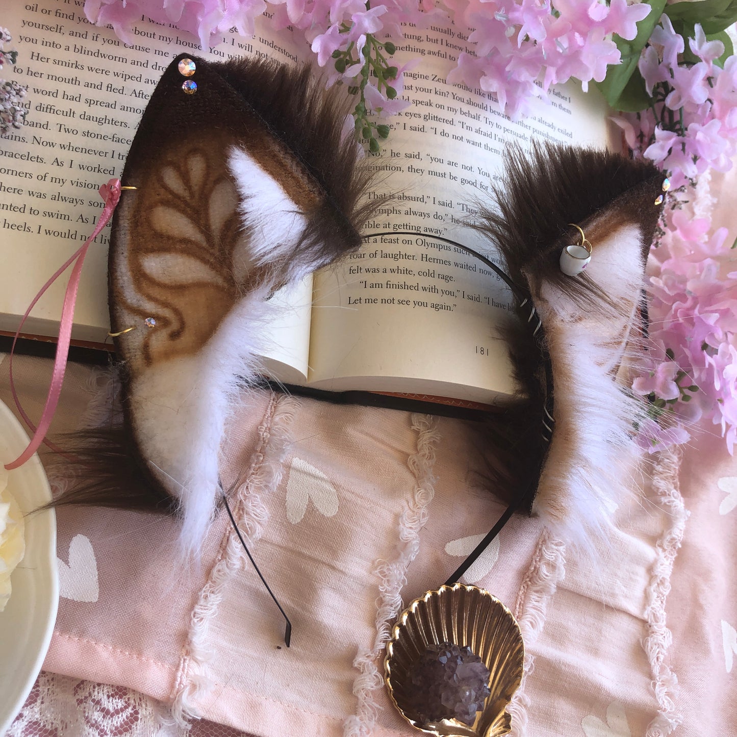 “Café Mocha” Kitten Ears ✨🌿