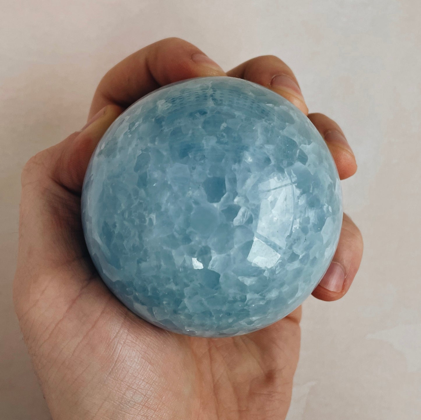 Blue Calcite Sphere