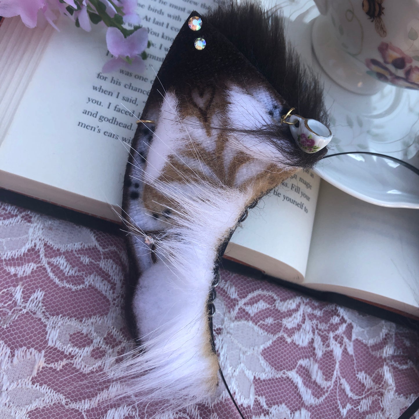 “Café Mocha” Fox Kit Ears for Bunny✨🌿