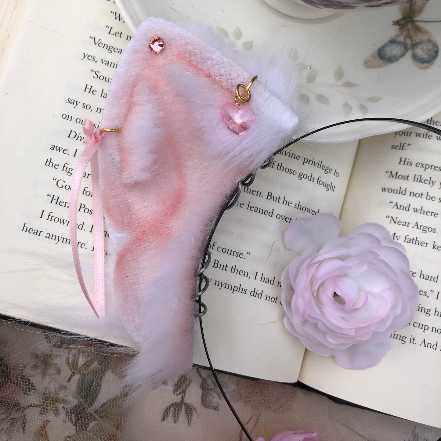 “New Skies” Baby Foxkit Ears (White) ✨🍃