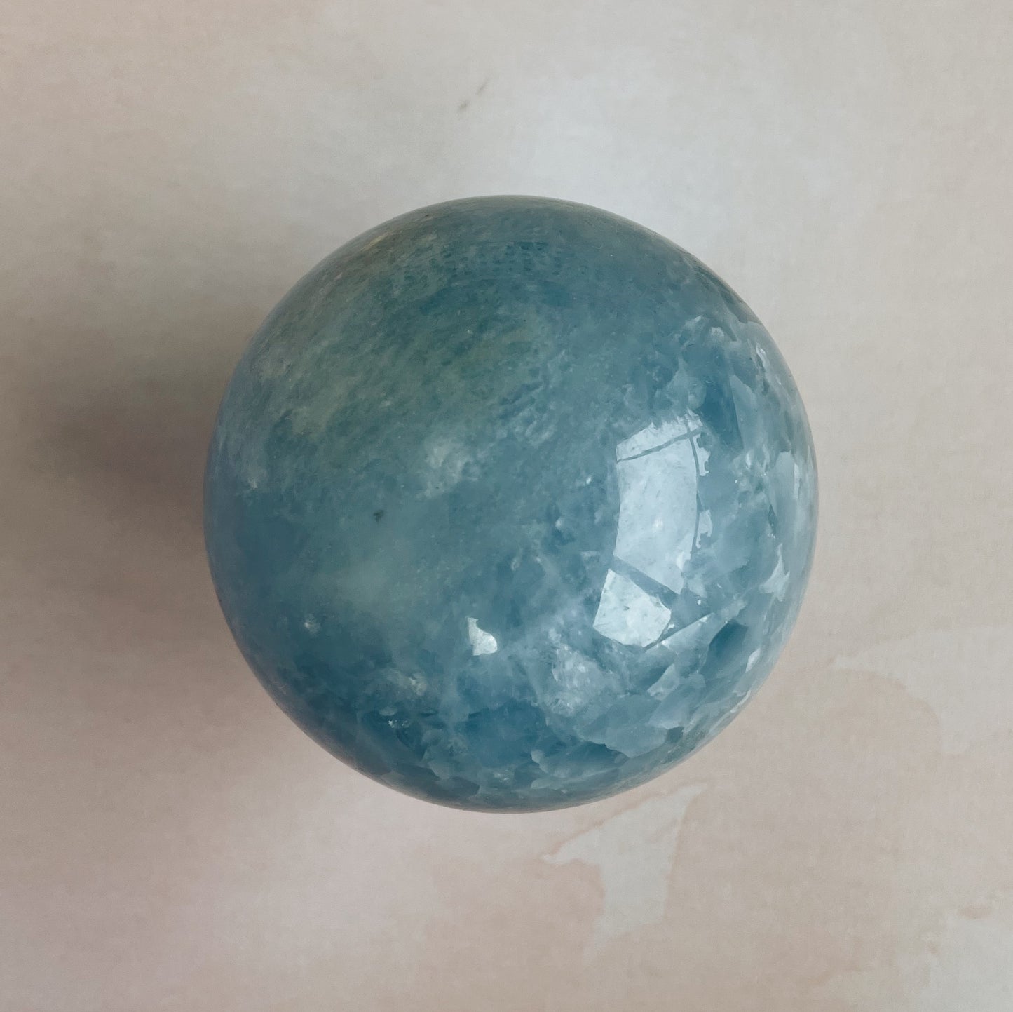 Blue Calcite Sphere