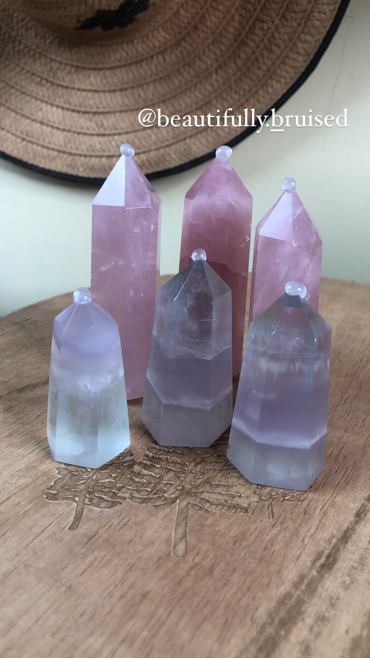 Crystal bundle for @beautifully.bruised