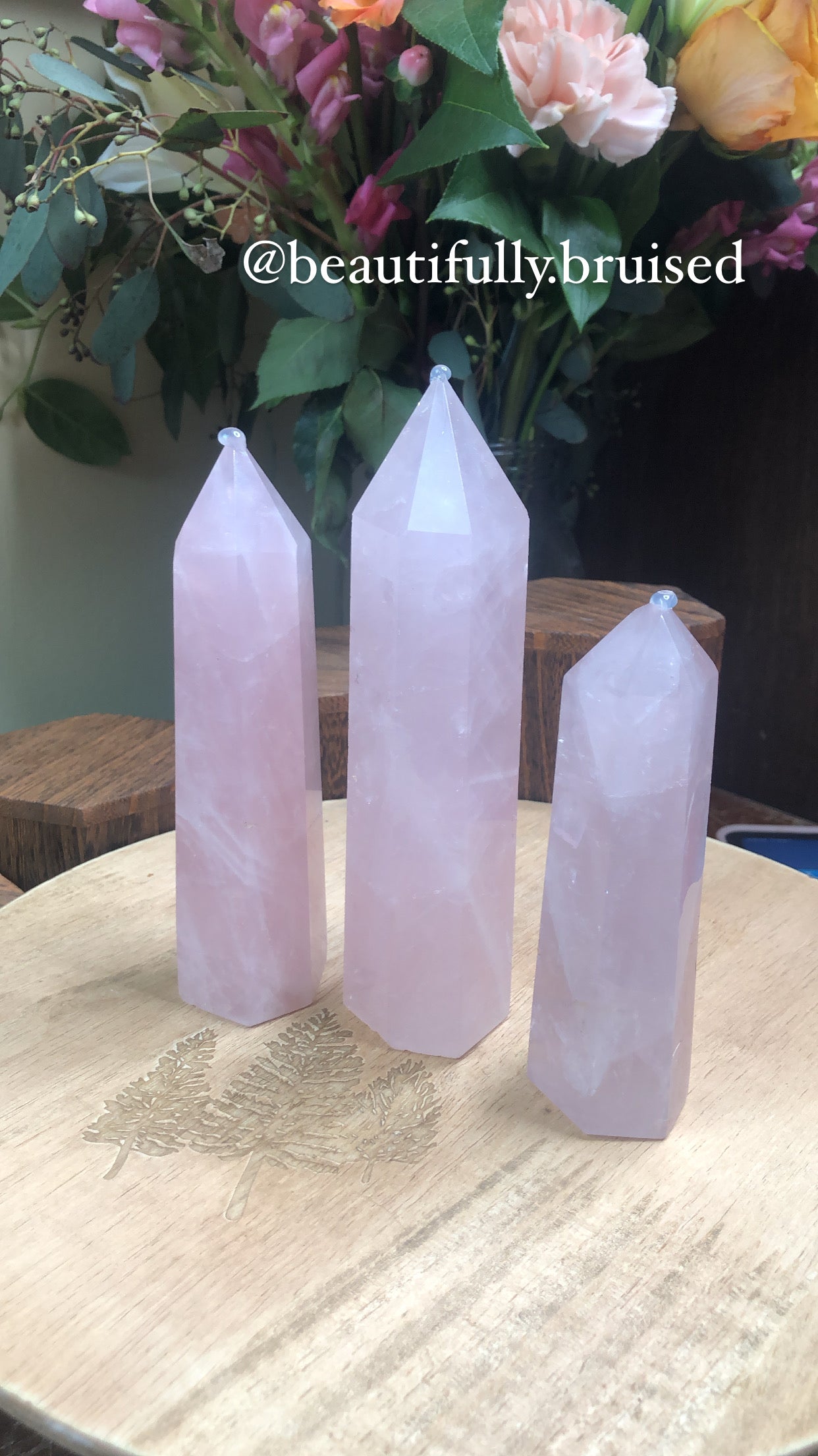 Crystal bundle for @Beautifully.bruised