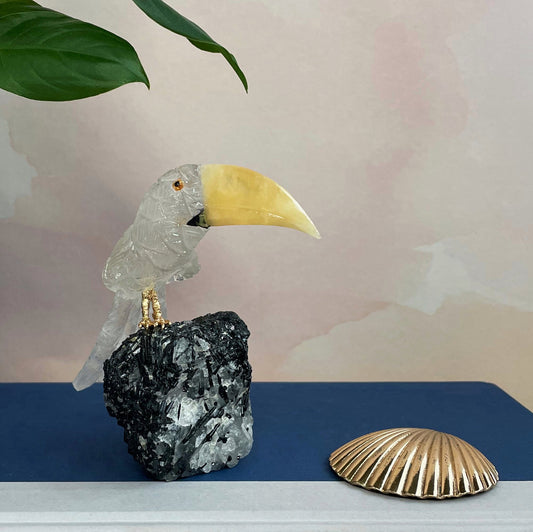 Clear Quartz Toucan