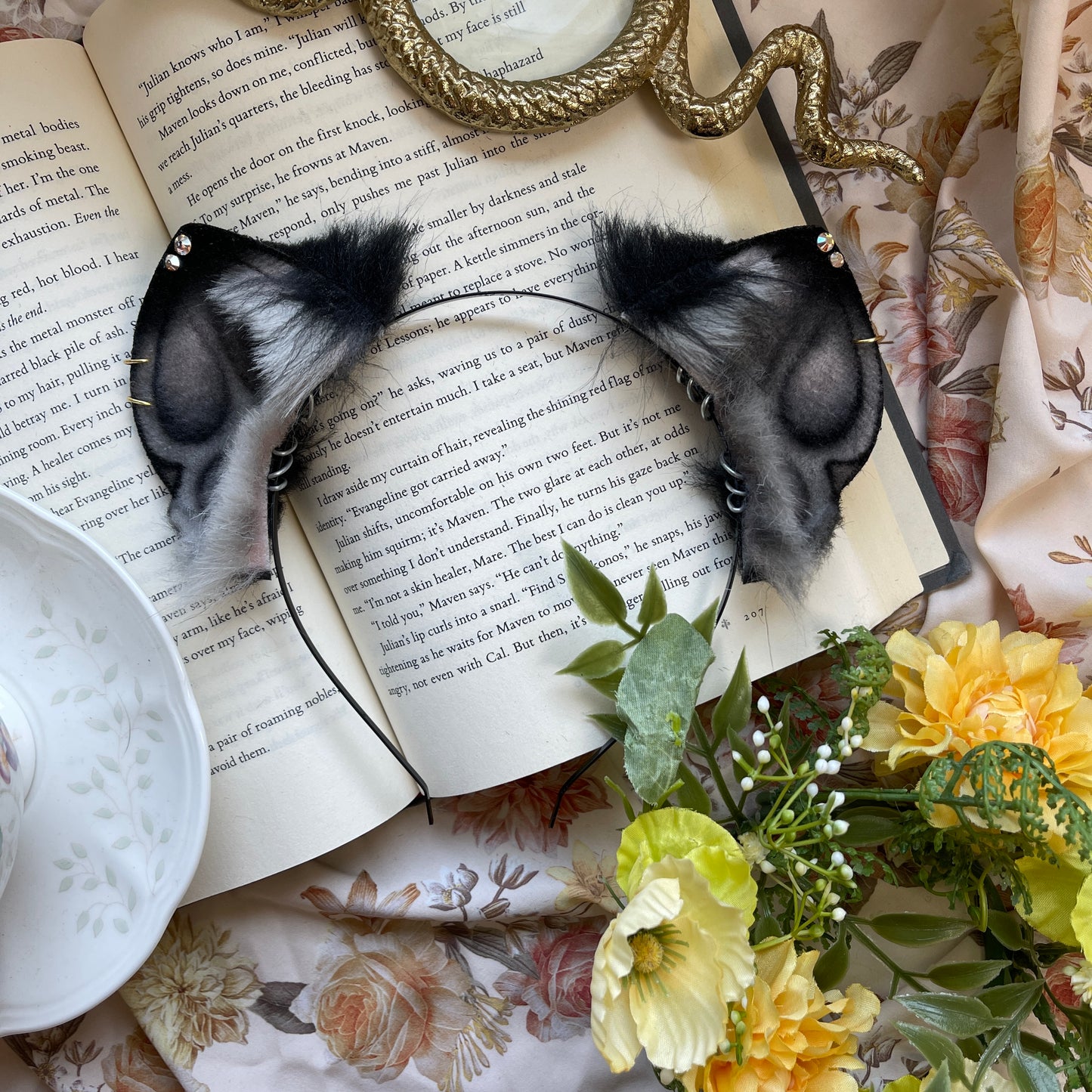 Black Foxkit Ears 🍁✨