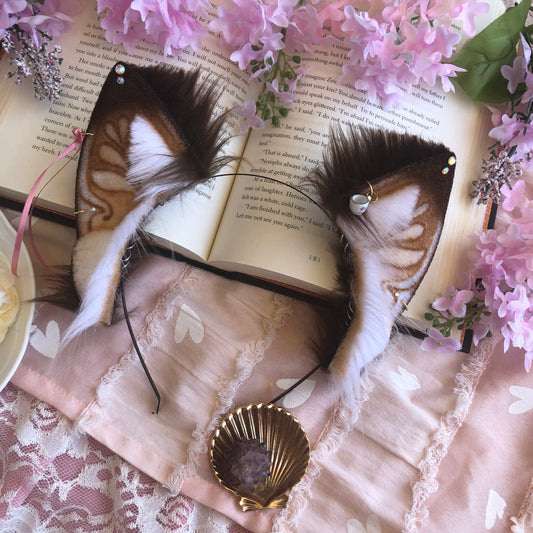 “Café Mocha” Kitten Ears ✨🌿