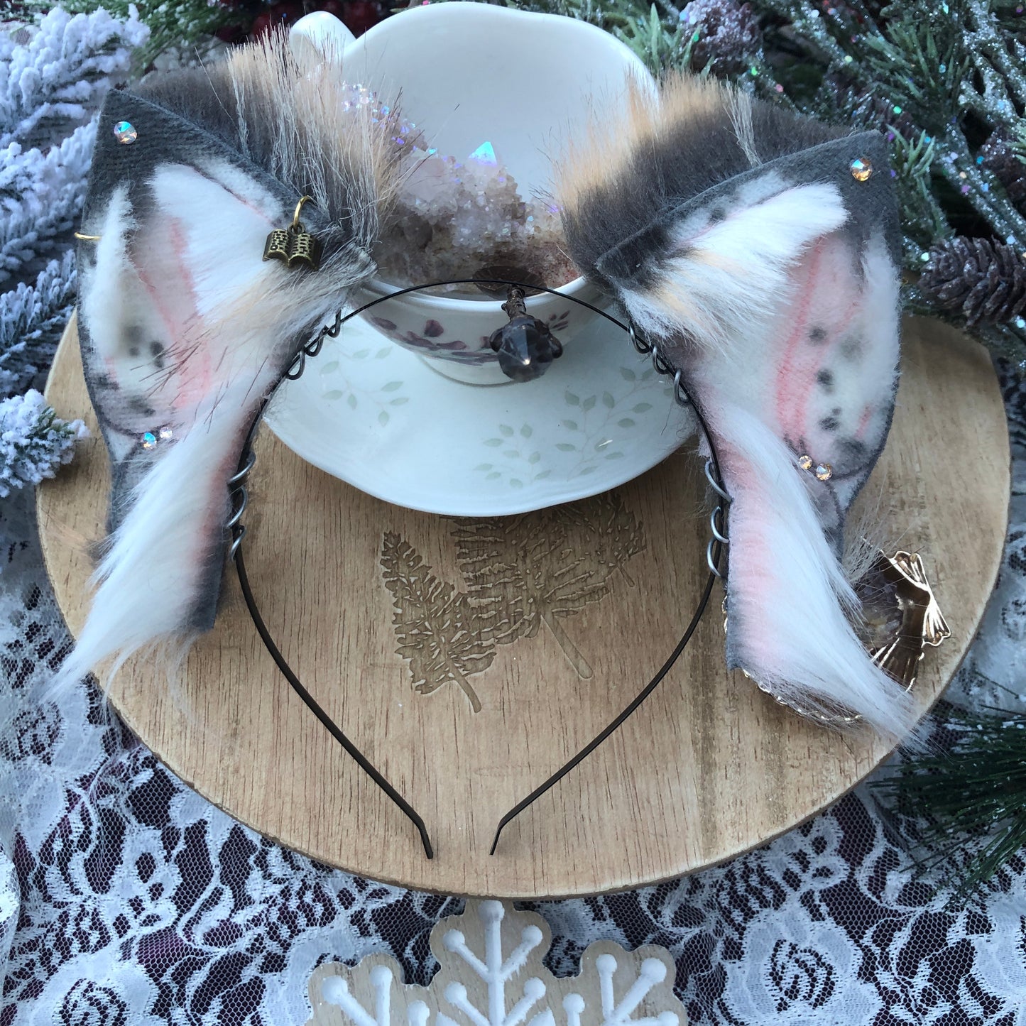 Grey Foxkit Ears ✨🌲