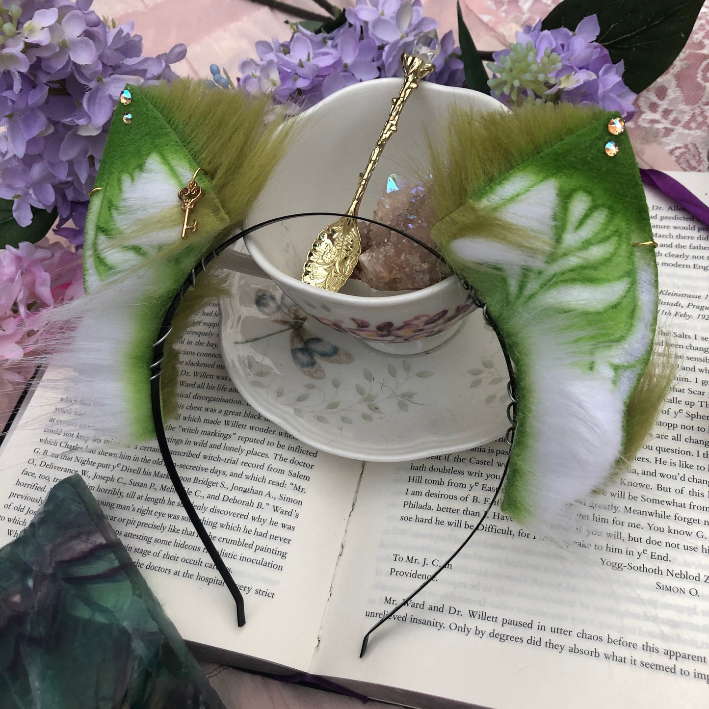 “Matcha Latte” Petite Kitten Ears ✨🌿