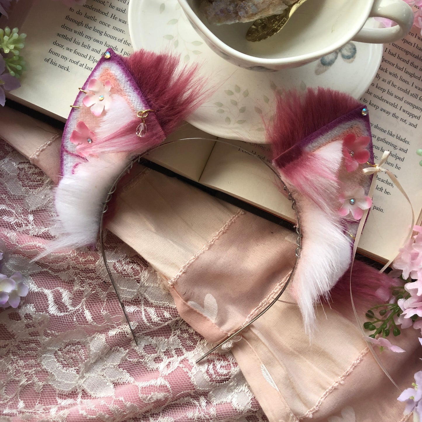 Berry Blossom Petite Kitten Ears ✨🌿