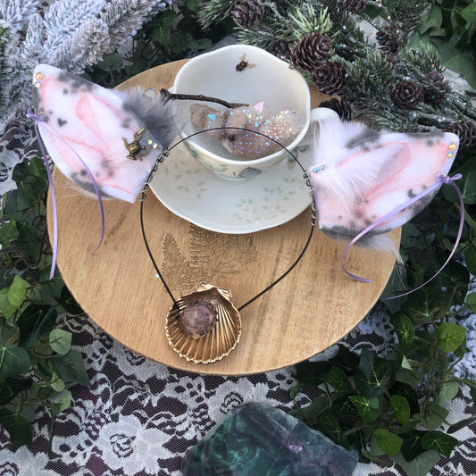 ‘Earl Grey’ Piebald Fawn Ears ✨🍃