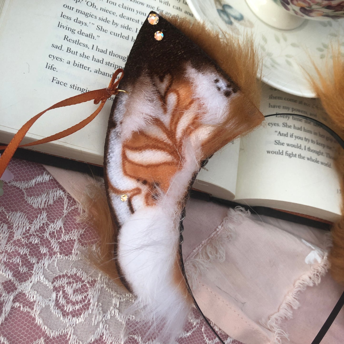 “Pumpkin Spice Latte” Fox Kit Ears ✨🌿