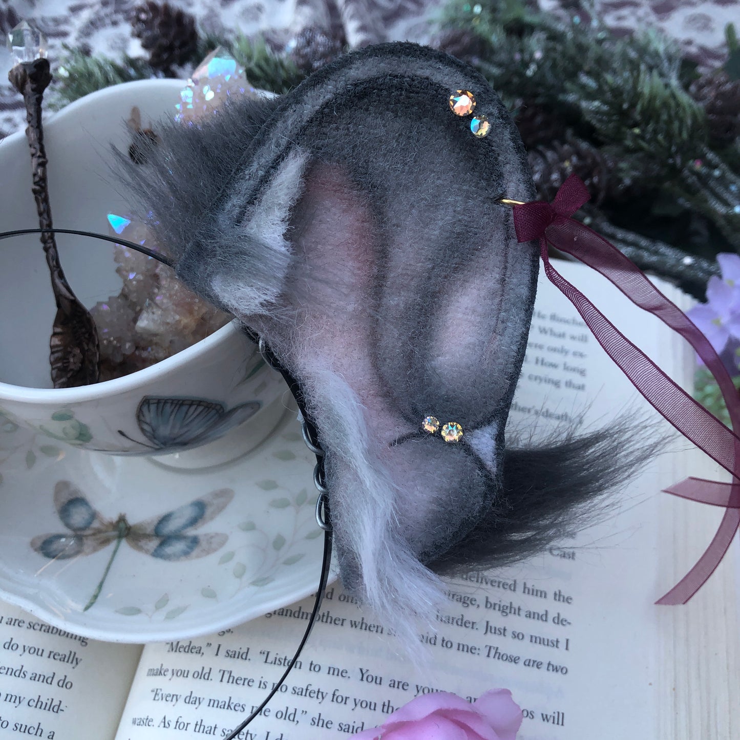 “After Dark” Blue Frenchie Pup Ears ✨🍃