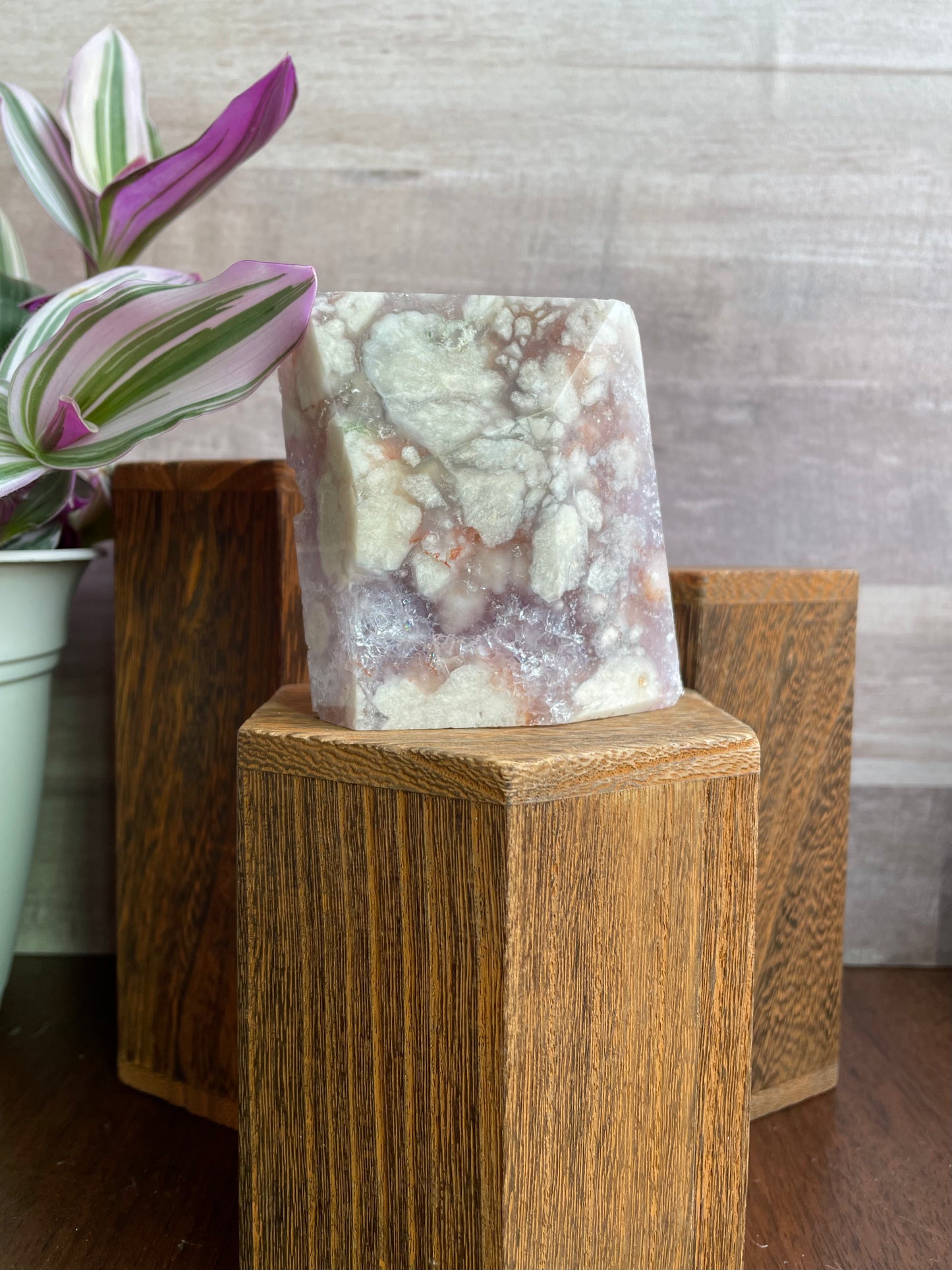 Amethyst Flower Agate Freeform