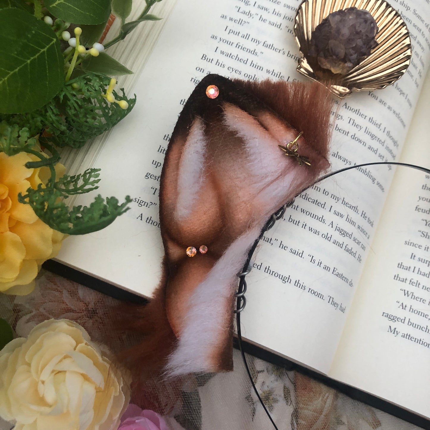 “Slow Burn” Baby Foxkit Ears (Red Fox) ✨🍃