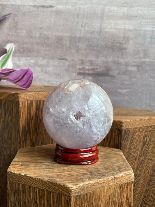 Flower Agate Sphere