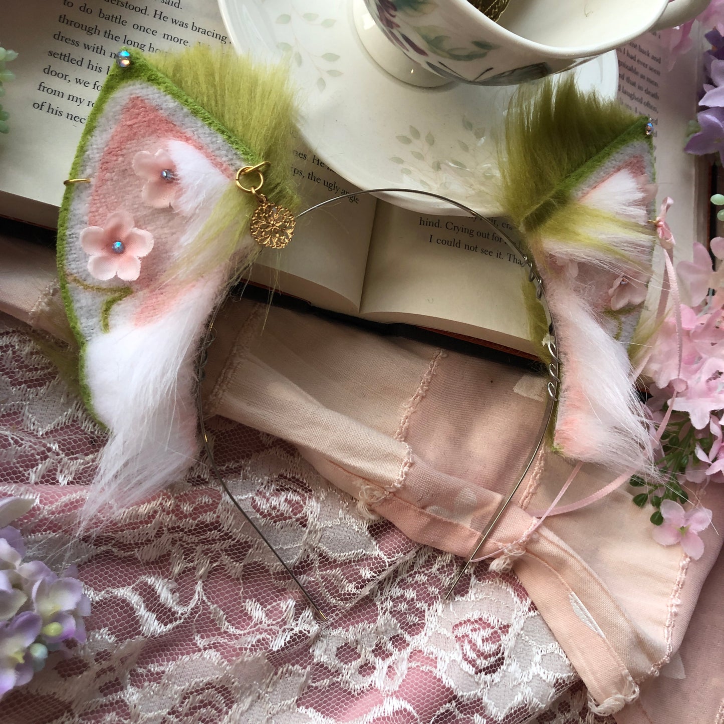 Forest Blossom Petite Kitten Ears ✨🌿