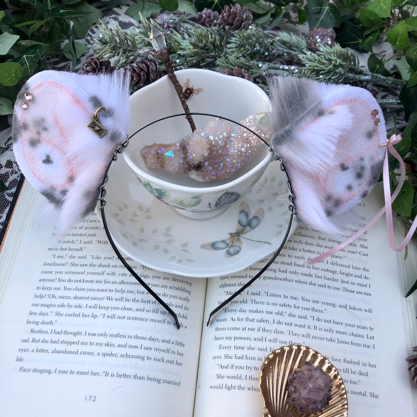 ‘A Dazzling Haze’ Grey Rattie Ears ✨🍃