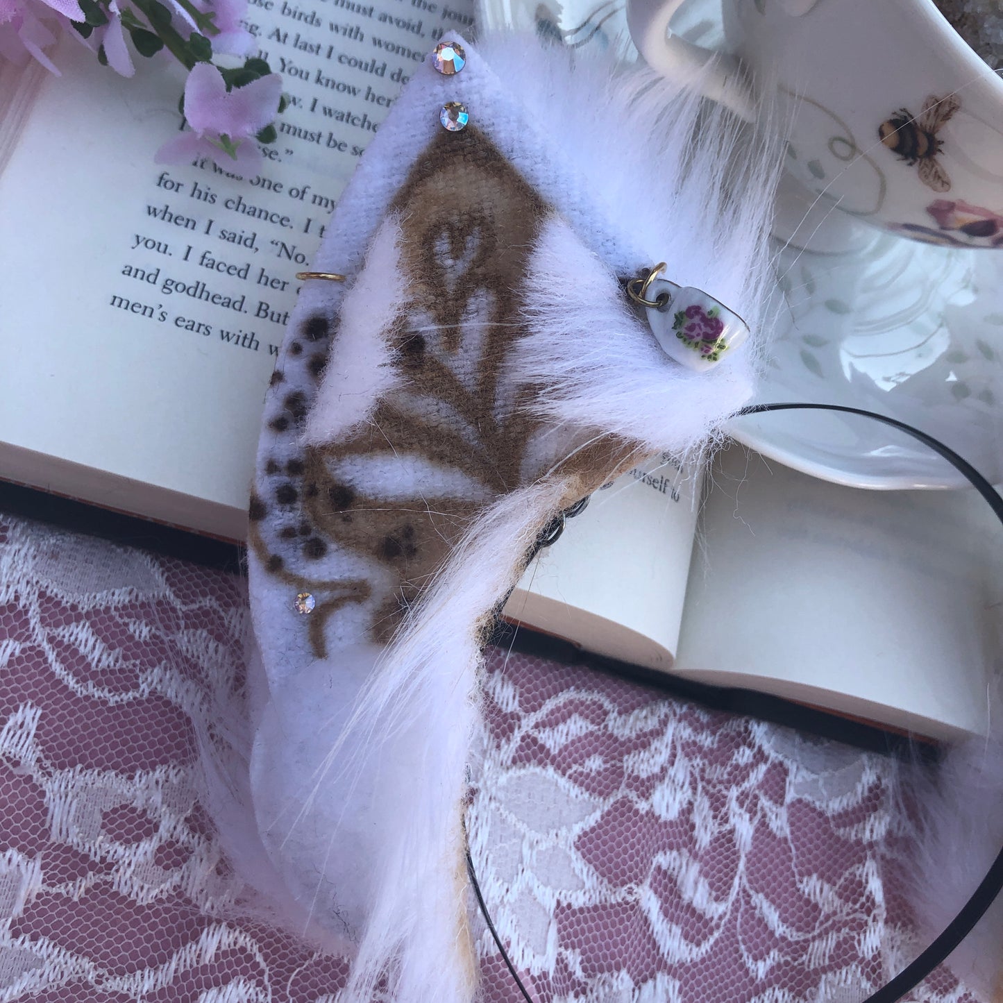 “White Chocolate Mocha” Fox Kit Ears for Gabrielle✨🌿