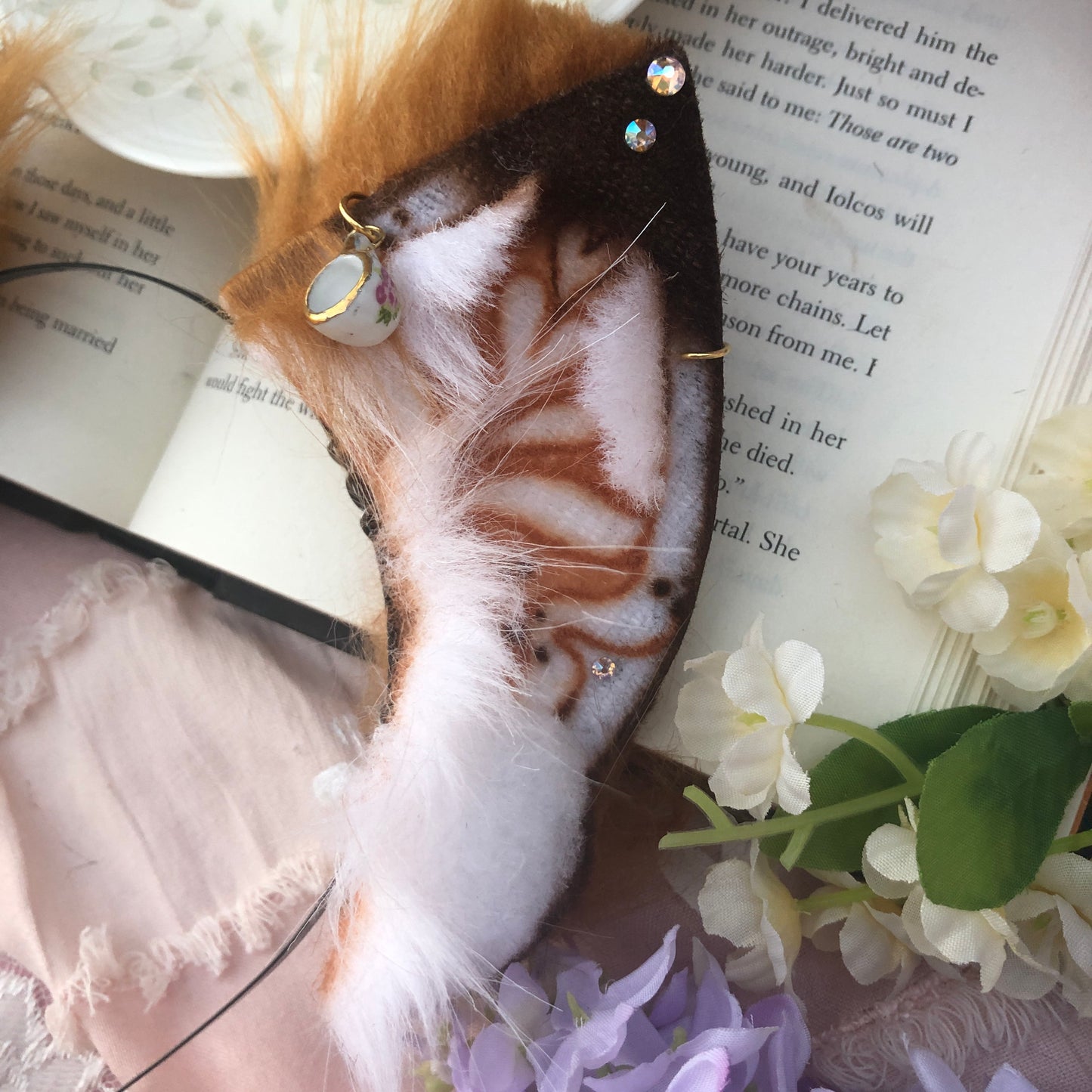 “Pumpkin Spice Latte” Fox Kit Ears ✨🌿