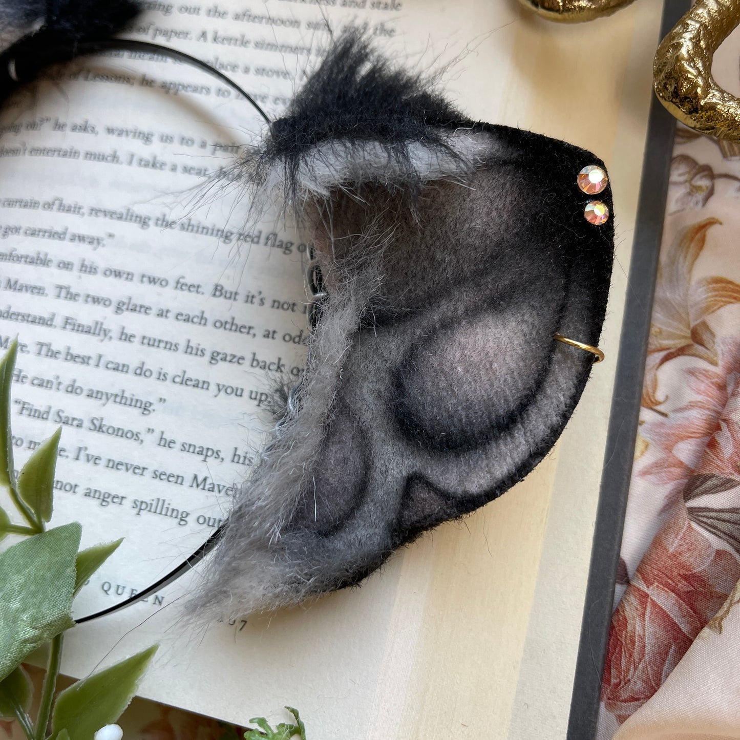 Black Foxkit Ears 🍁✨