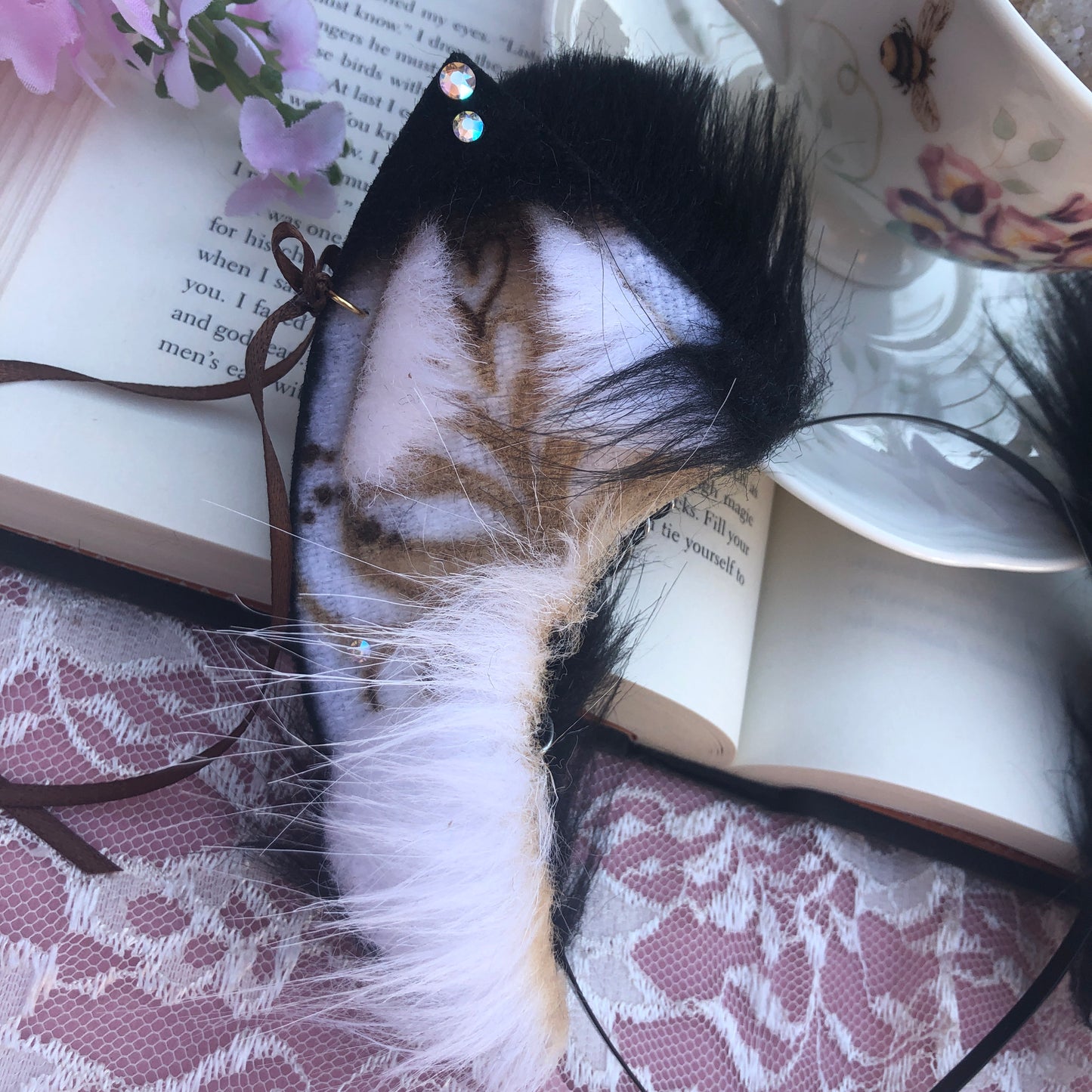 “Cappuccino” Fox Kit Ears for Luciana ✨🌿